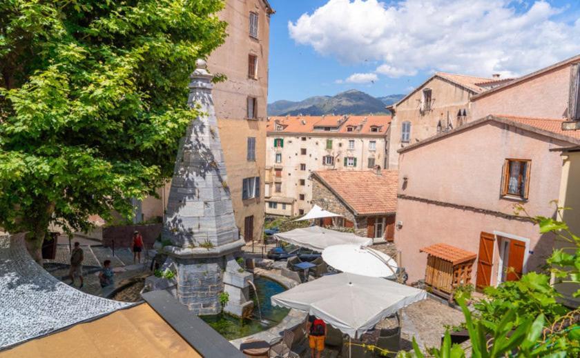 Charmant T1 Plein Centre Corte Au 13 Cours Paoli Wifi Gratuit Calme Lumineux Exterior foto